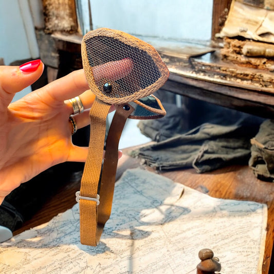 Occhiali Campagna Nordafrica da deserto, II WW, con custodia