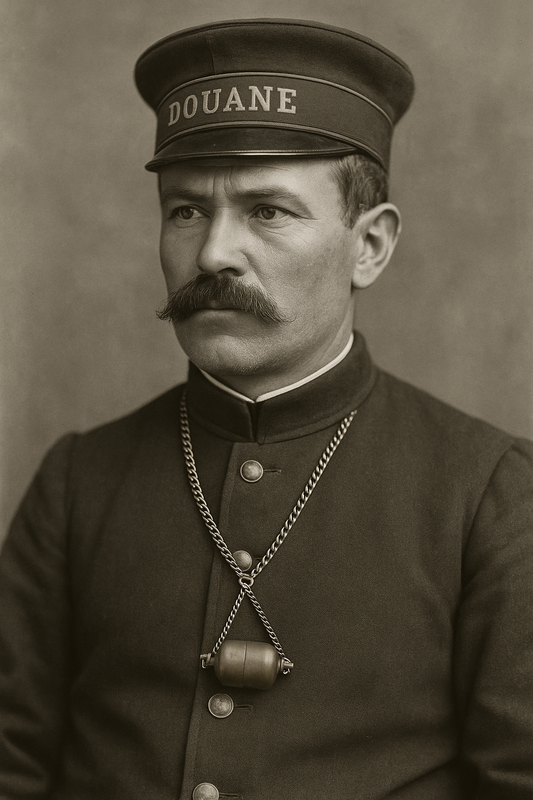 Antico tampone da dogana per timbri, primo ‘900