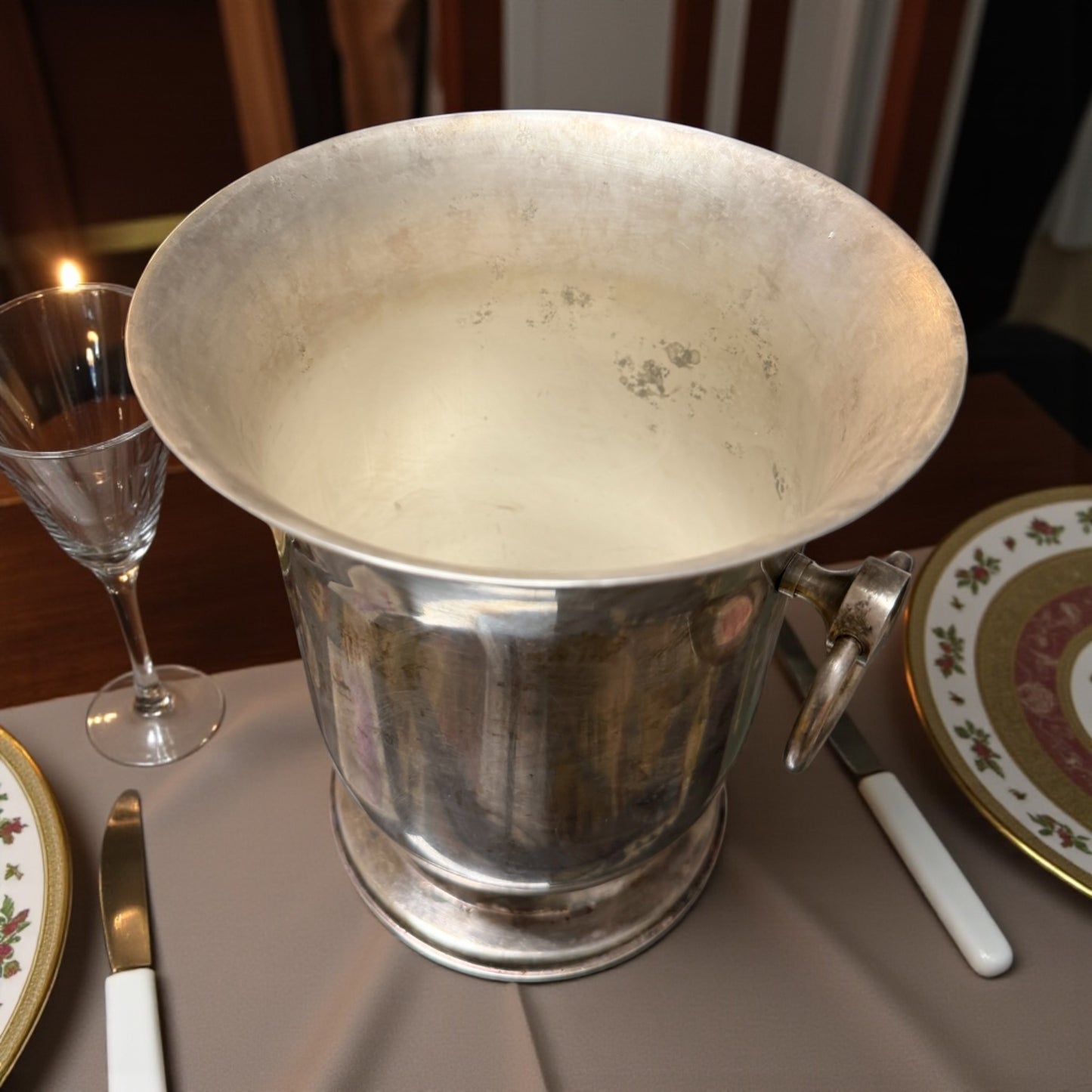 Secchiello da champagne della prestigiosa Société d’Orfèvrerie de Fontenay