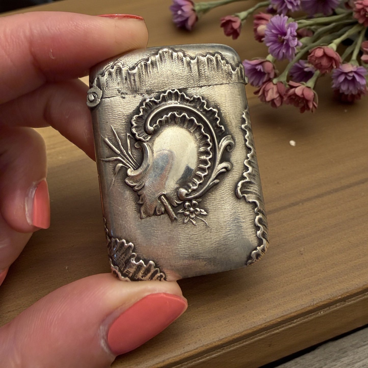 Vesta case Liberty in argento pieno, Francia fine ‘800 primo ‘900