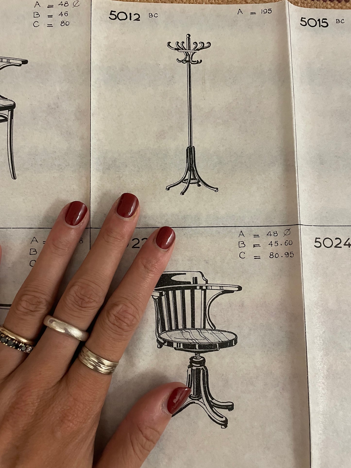 Tavola pieghevole Thonet anni 30 - 50 pezzo raro