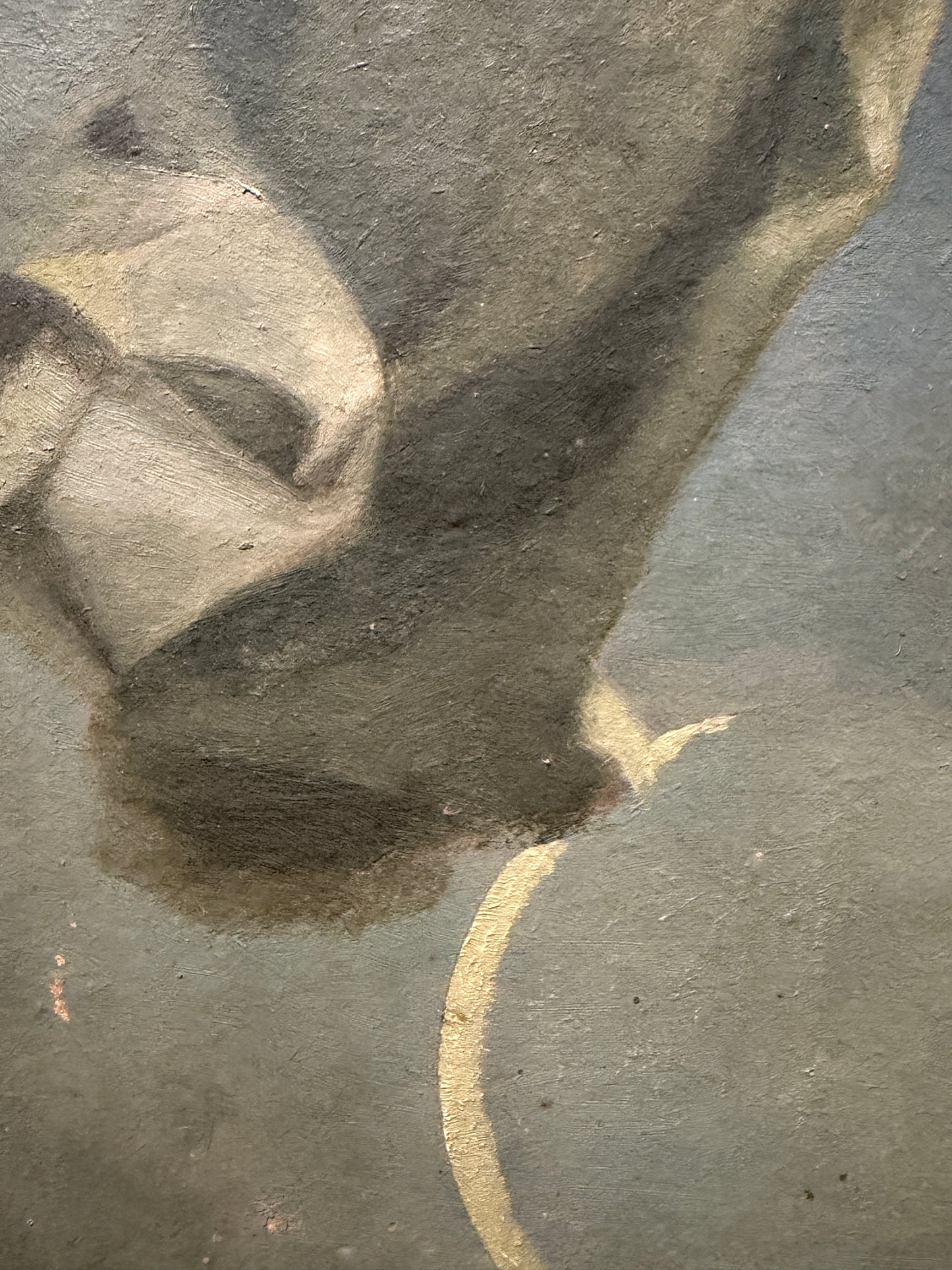 “La donna dell’Apocalisse”, olio magro su cartoncino in cornice dorata a missione, anni ‘20