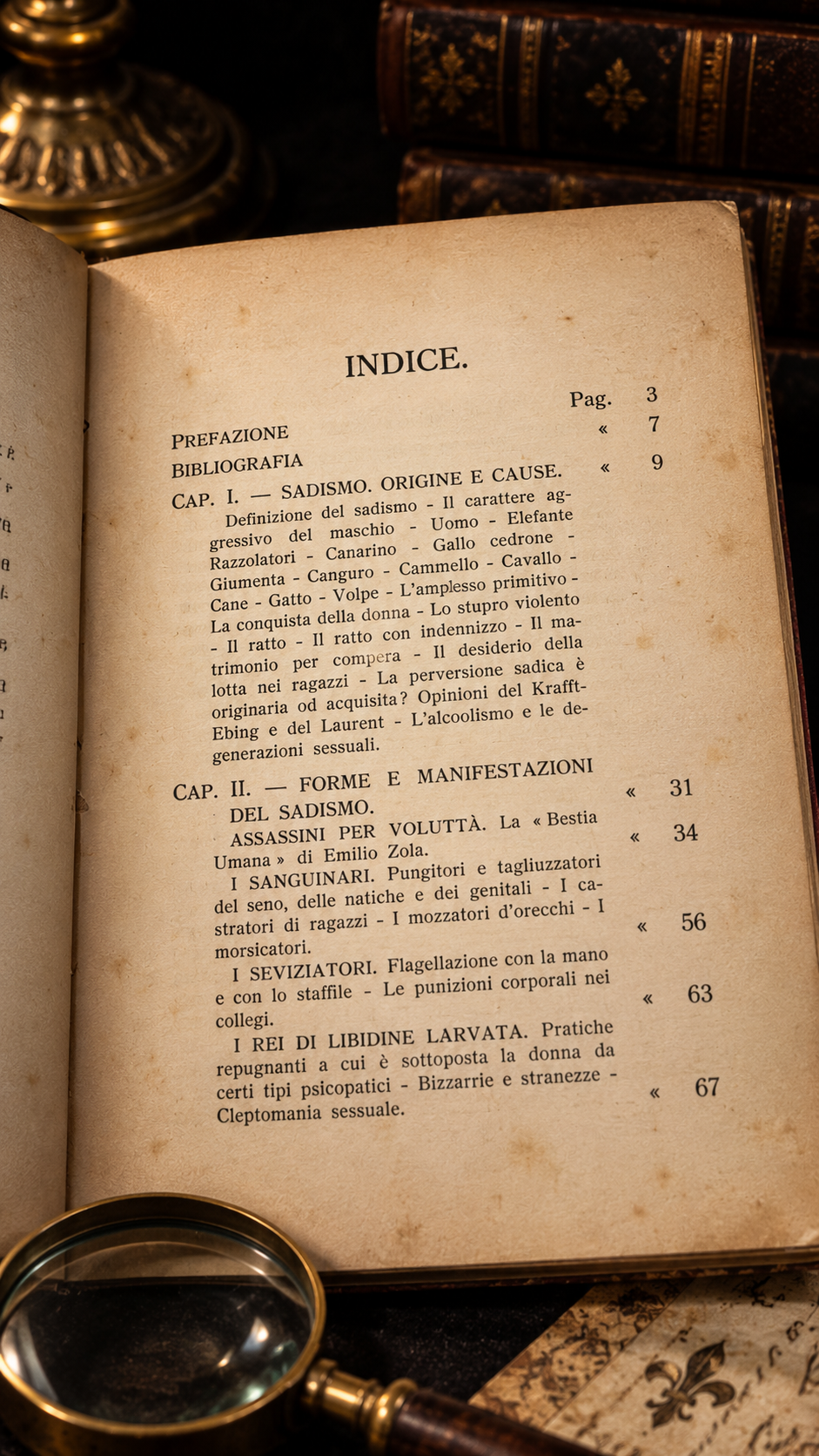 Libro “Il sadismo” dott.ssa Fowell 1914 collana sulle Perversioni sessuali, criminologia antica