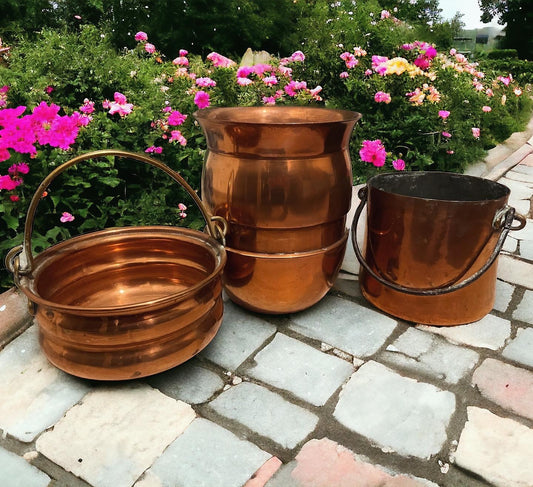 Copper bowl set