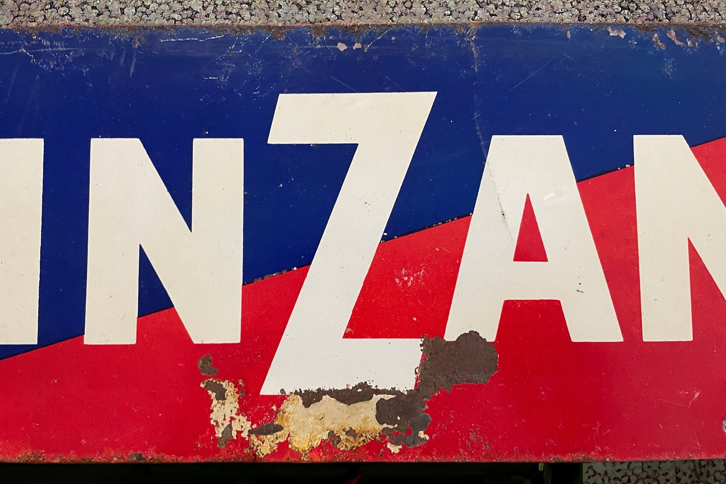 Vintage Cinzano Sheet Metal