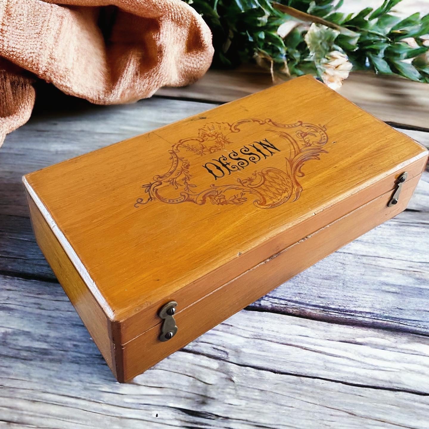 Antique drawing box ￼