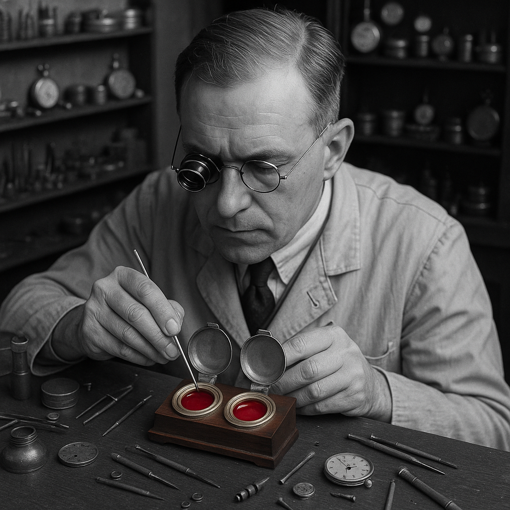 Oliera da banco orologiaio, ca anni 30