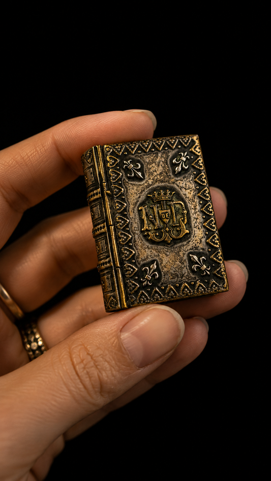 Raro vesta case Notre Dame de Lourdes a guisa di libro, 1900-1915