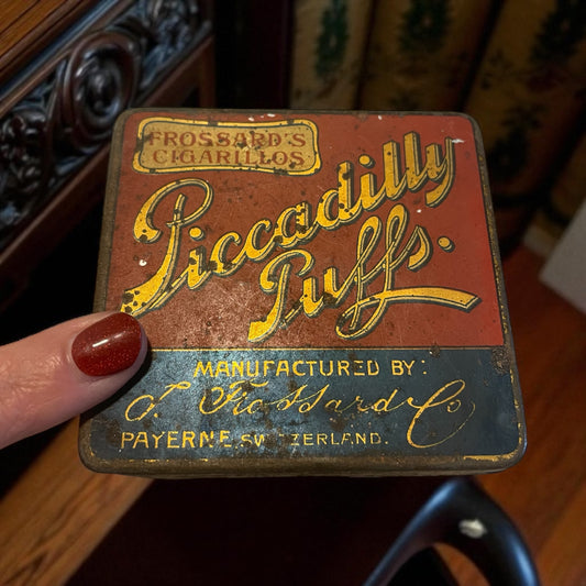Scatola latta fine ‘800 - primi ‘900 cigarillos Piccadilly