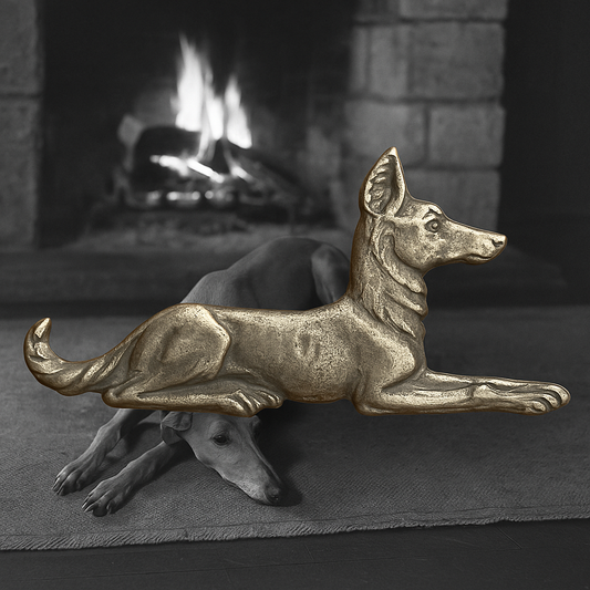 Antica spilla in lega rappresentante un levriero, ca anni ‘30-‘40