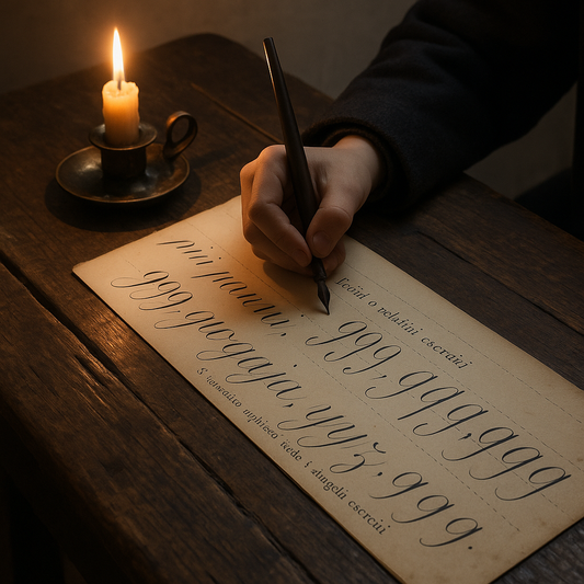 Antico quaderno di calligrafia Prof. Andreoli 1895 - 1905