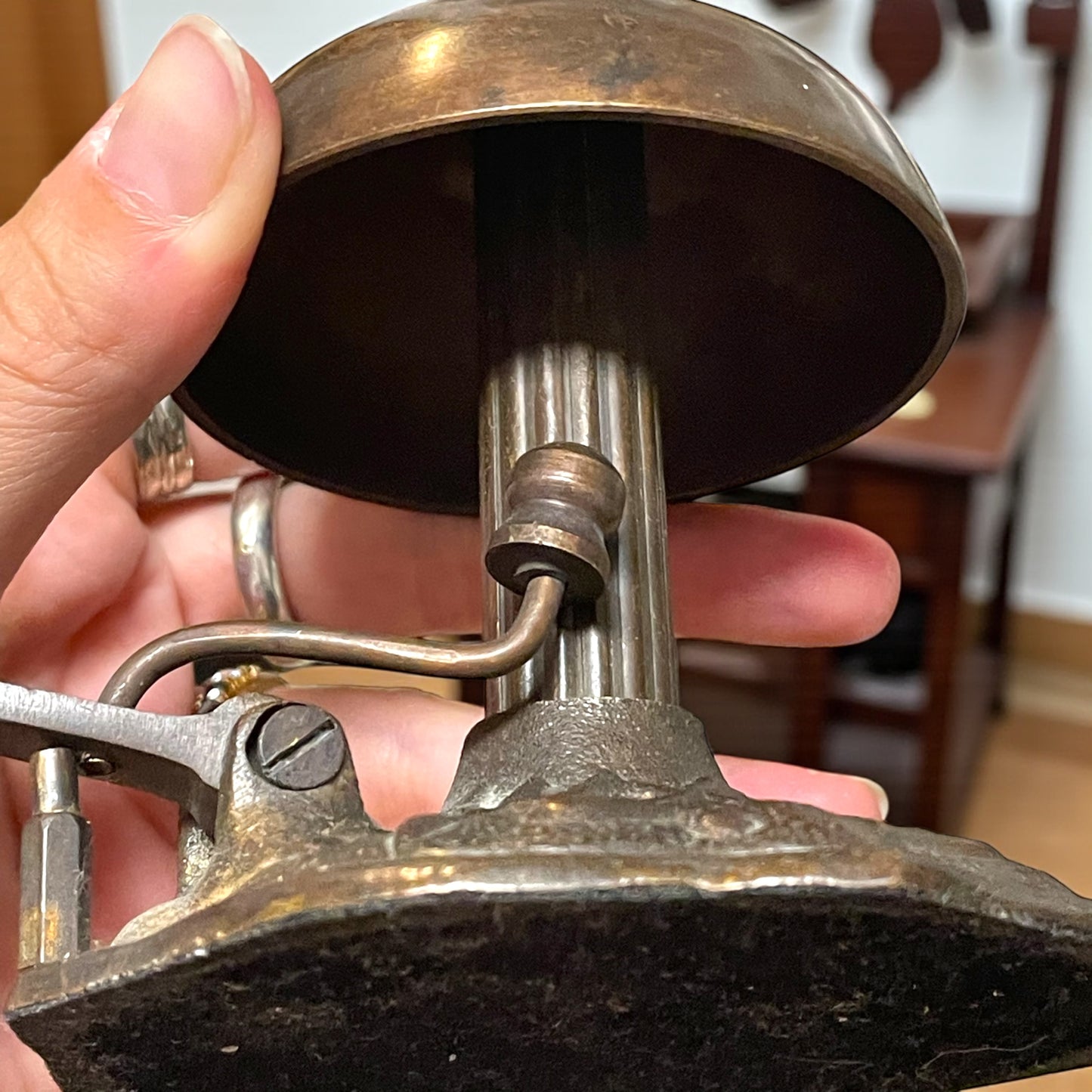 Antico campanello liberty da hall d’albergo