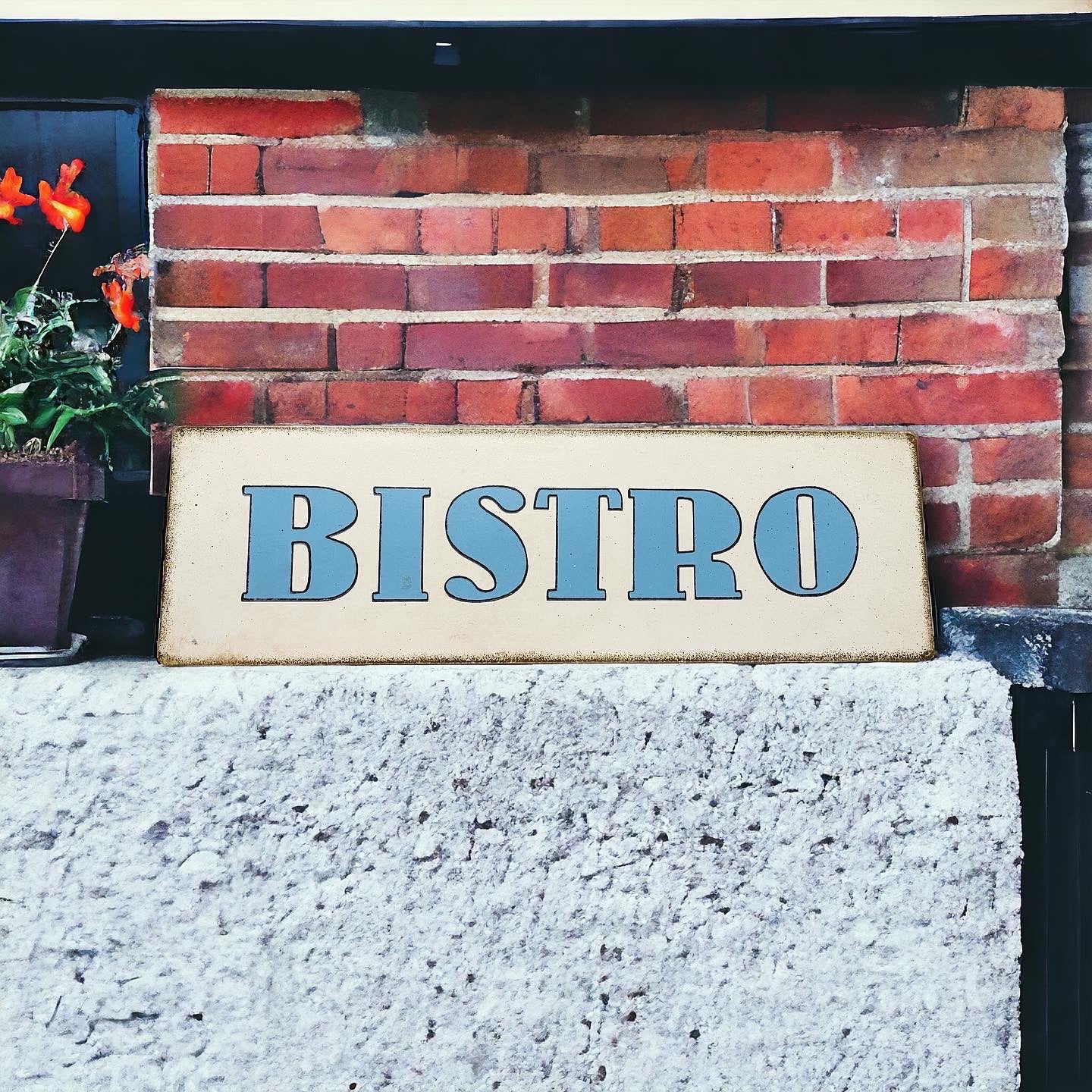 Bistro insegna