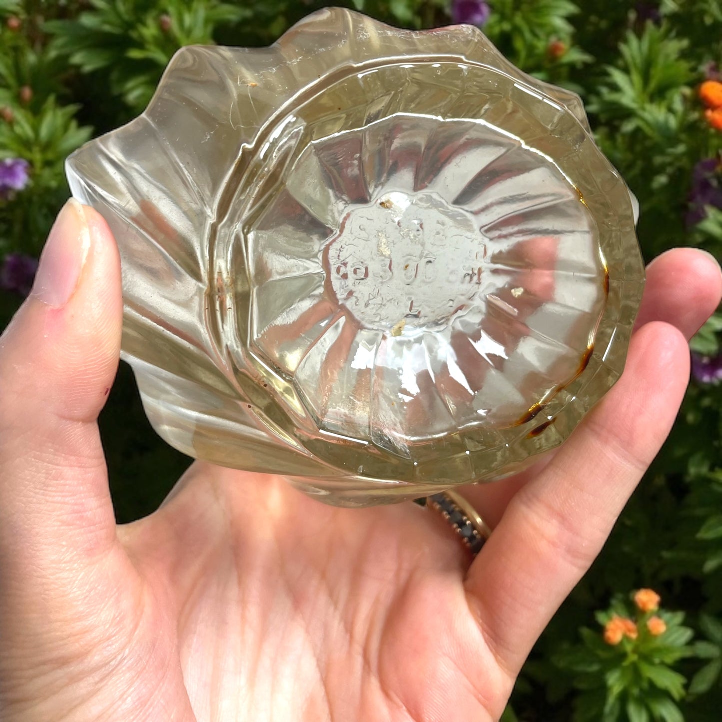 Splendida antica bottiglia profumo da toeletta, anni ‘40