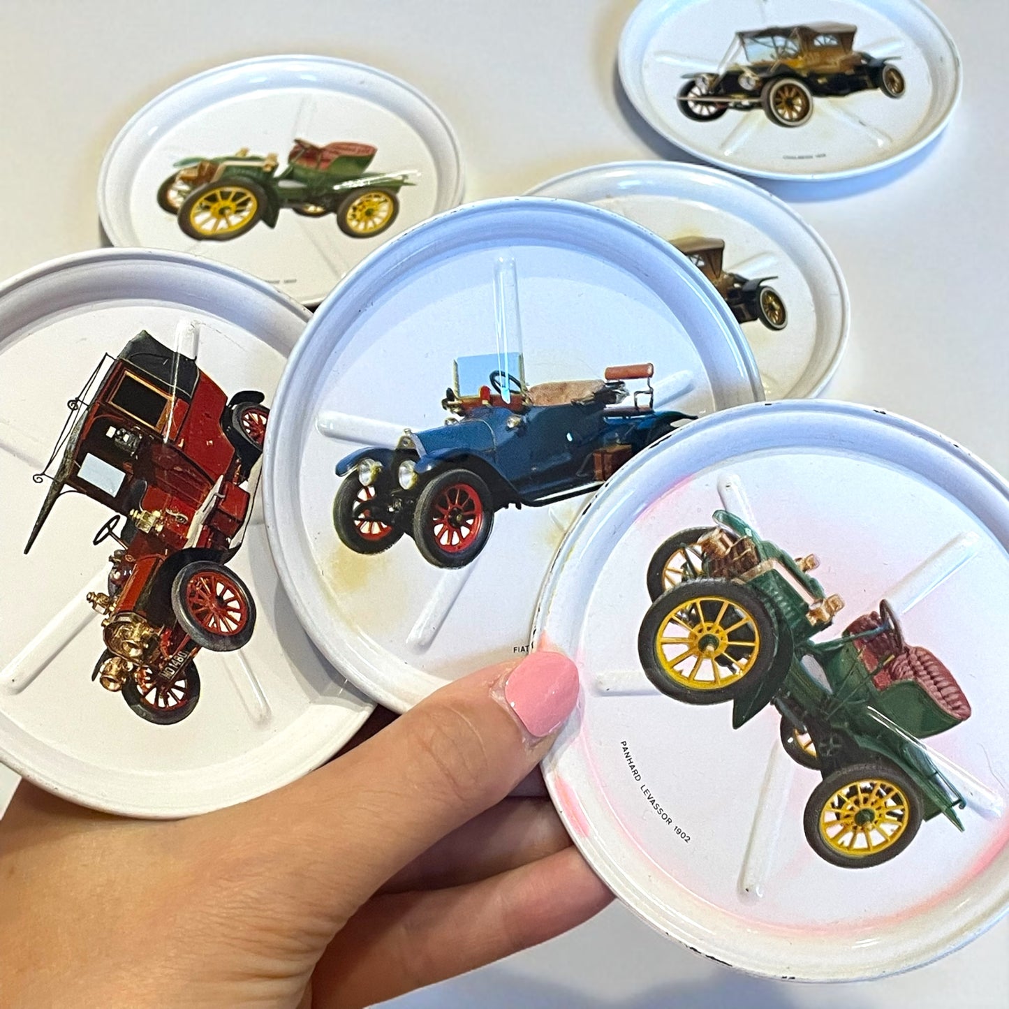 Set vintage anni ‘60 da cocktail auto d’epoca automobilia
