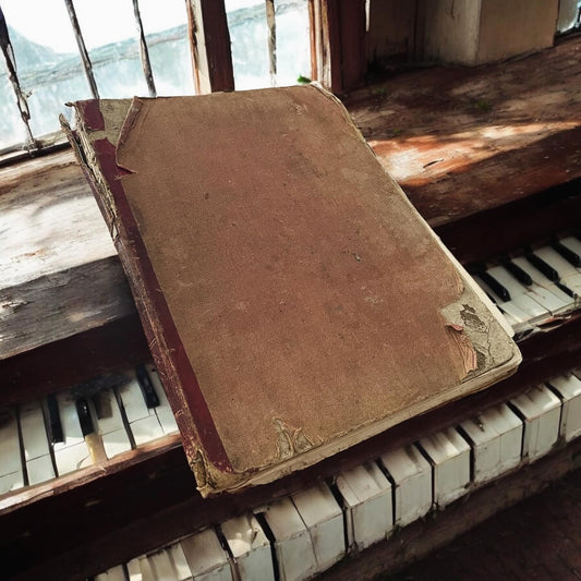 Libro spartiti pianoforte fine ‘800