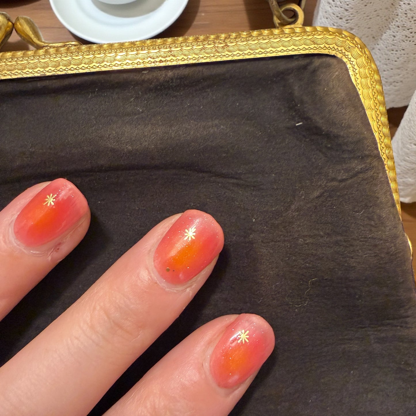 Borsetta suede da pomeriggio anni ‘40 francese