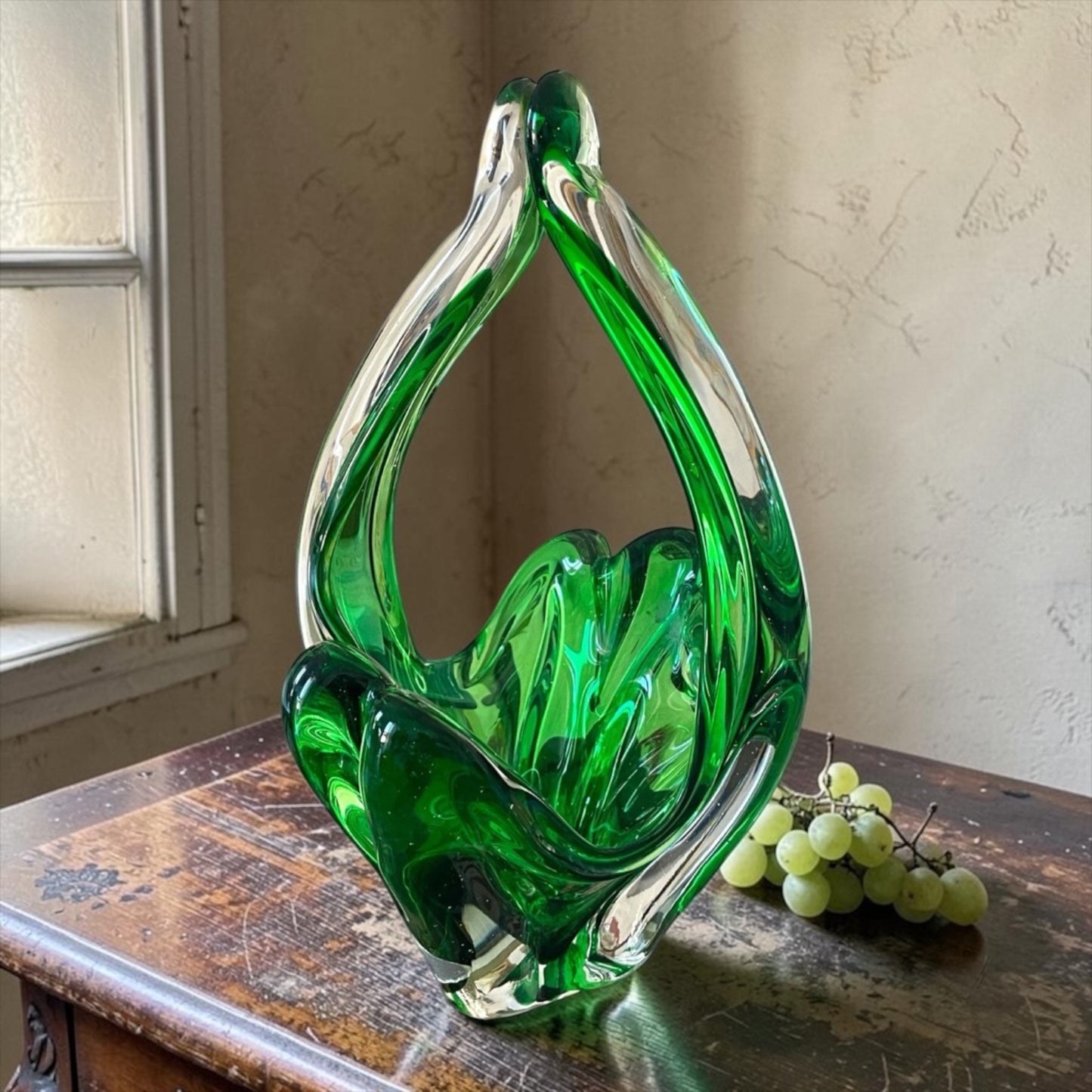 Vaso di profondità Murano Glass Italy, anni ‘50-‘60