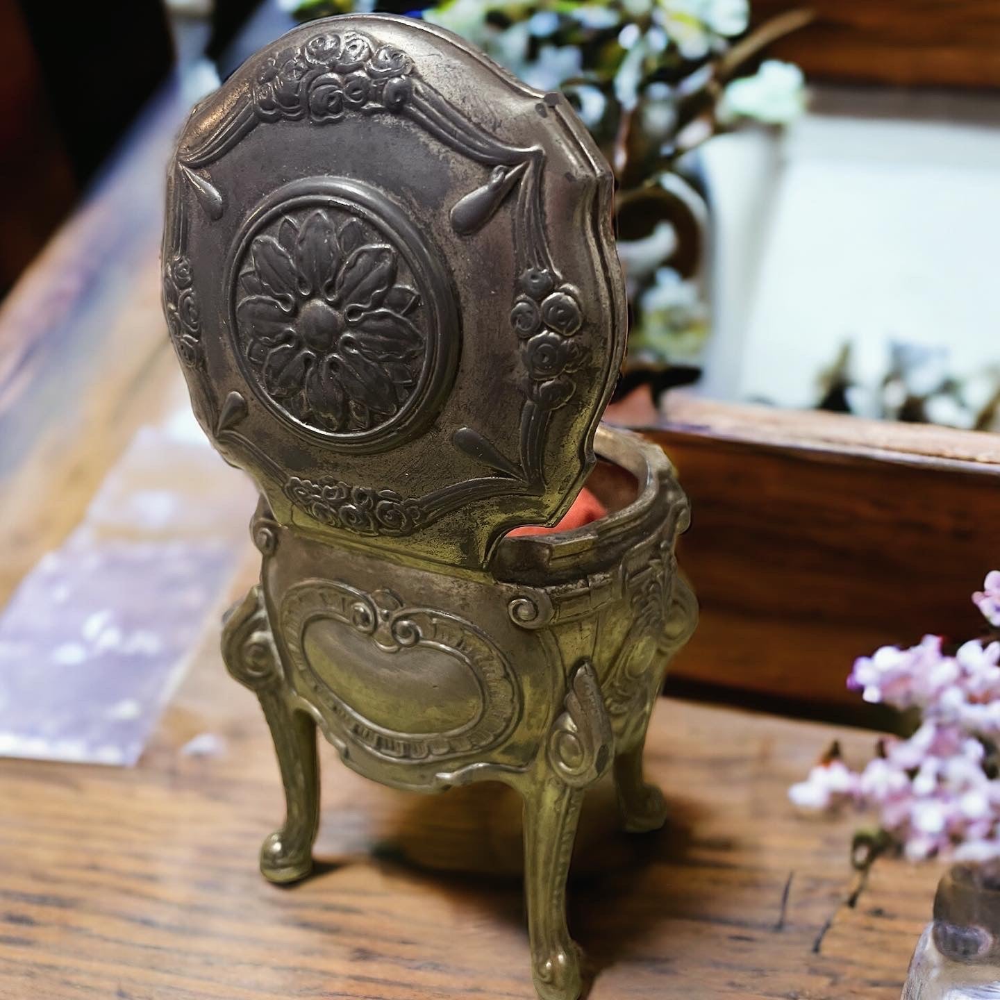 Antique Art Nouveau jewelry box