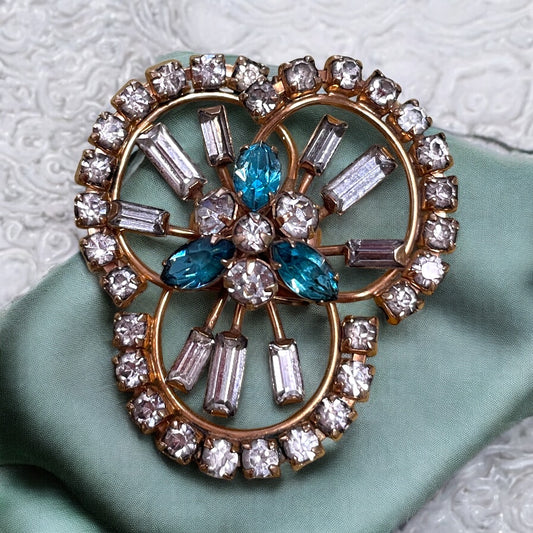 Spilla americana placcata oro 12k, ca fine anni ‘50