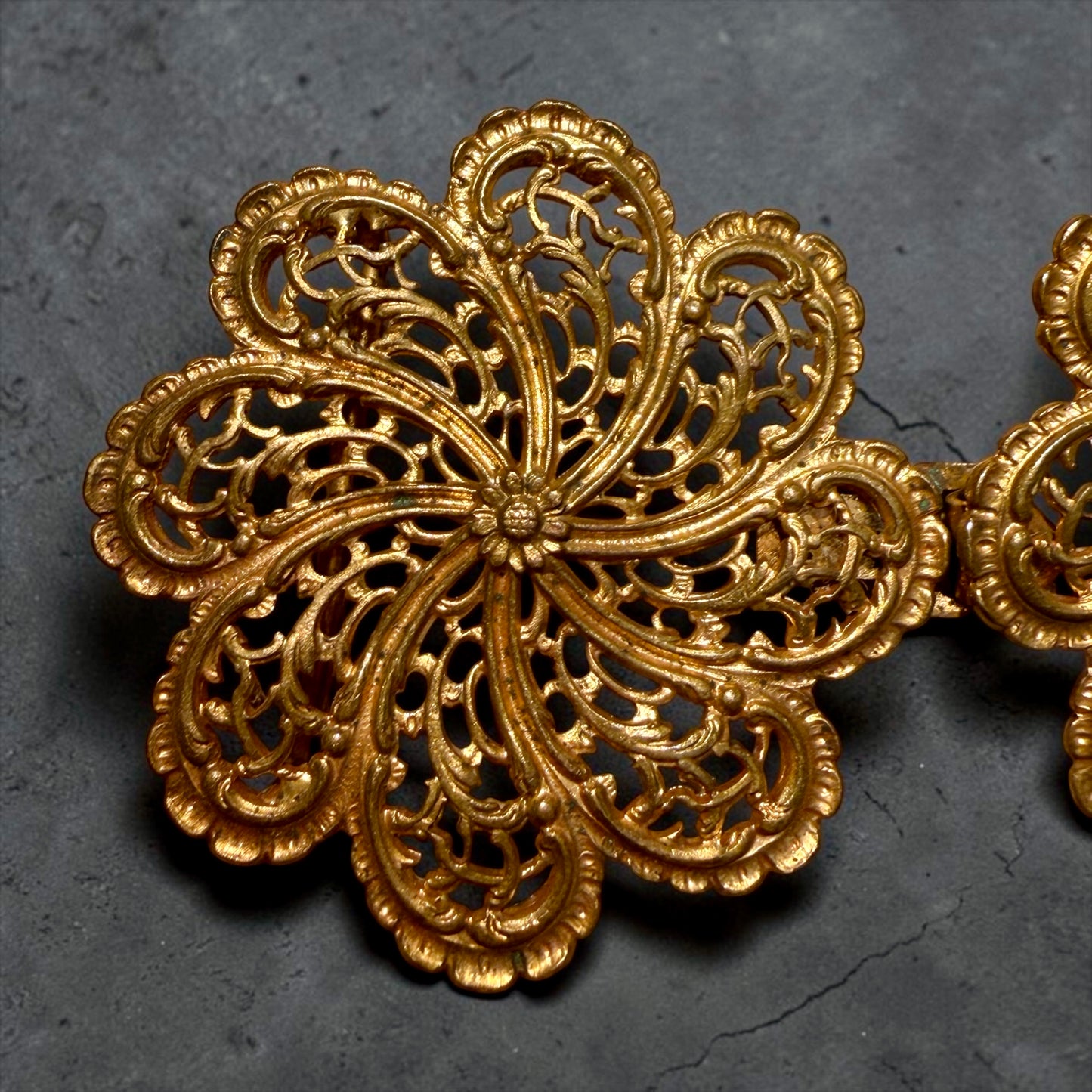Sash buckle fibbia antica Edoardiana per cinte e cinture