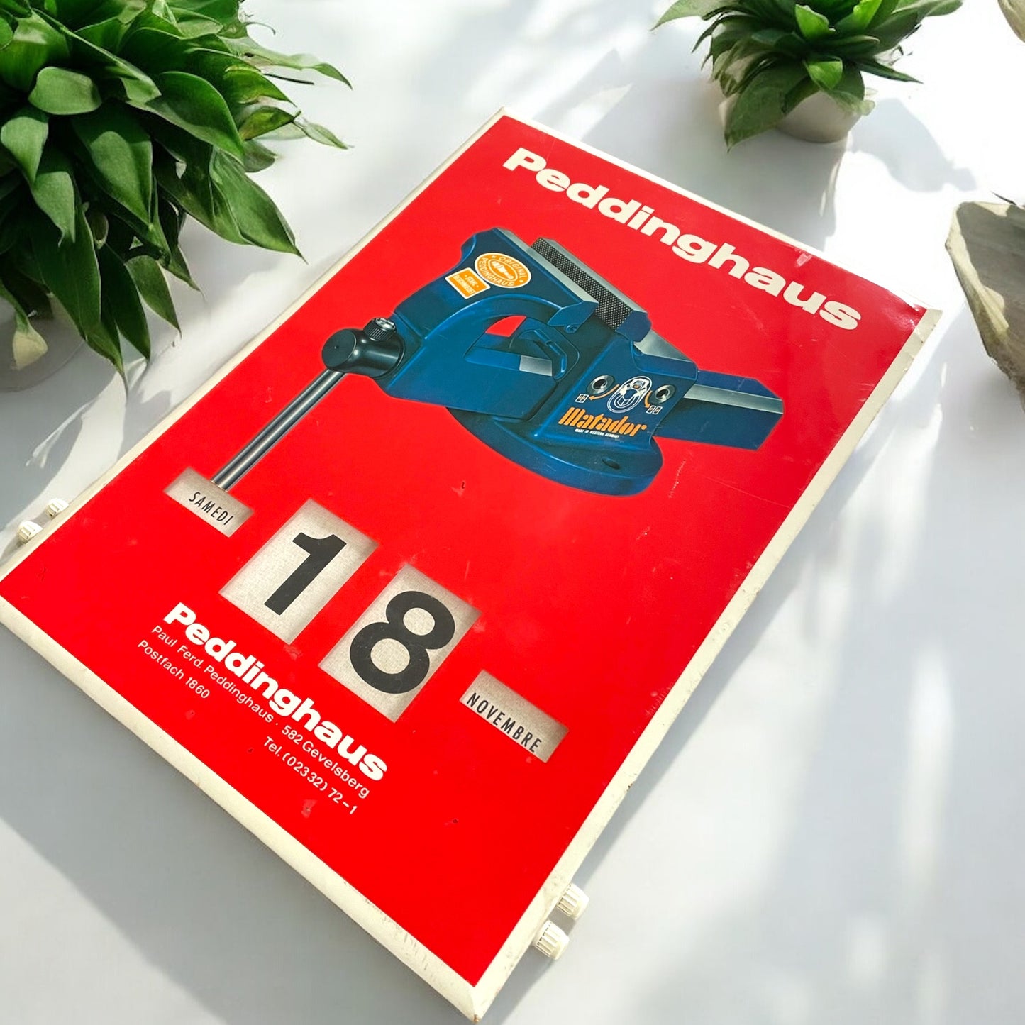 Calendario pubblicitario perpetuo Peddinghaus 1988