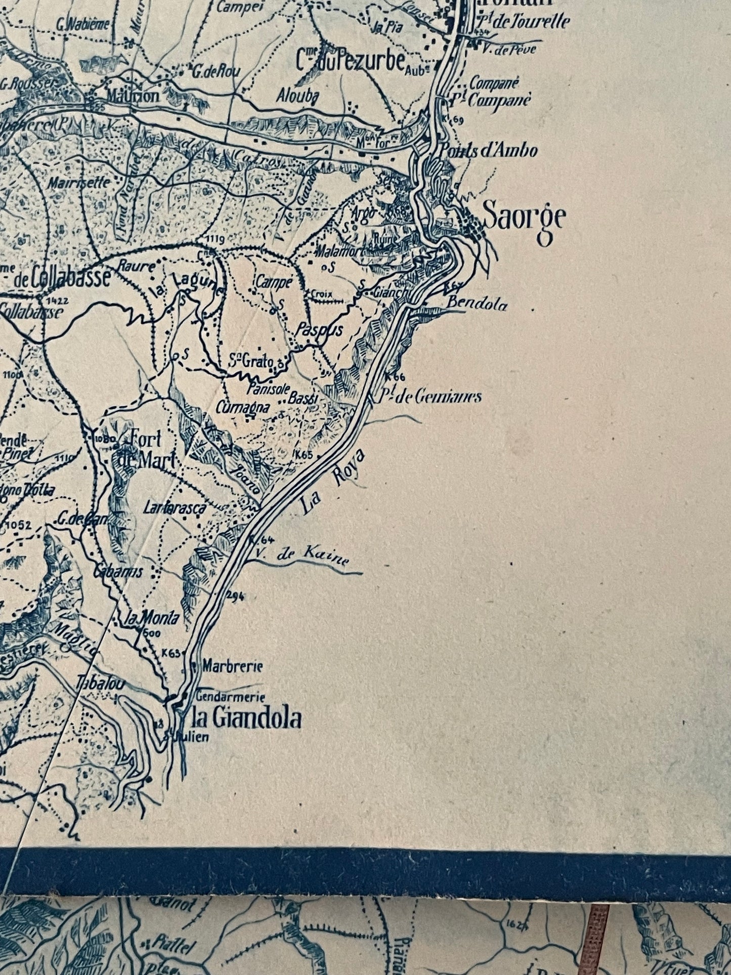 Lotto mappe francesi militari Stato Maggiore fine ‘800 frontiera Italia - Francia