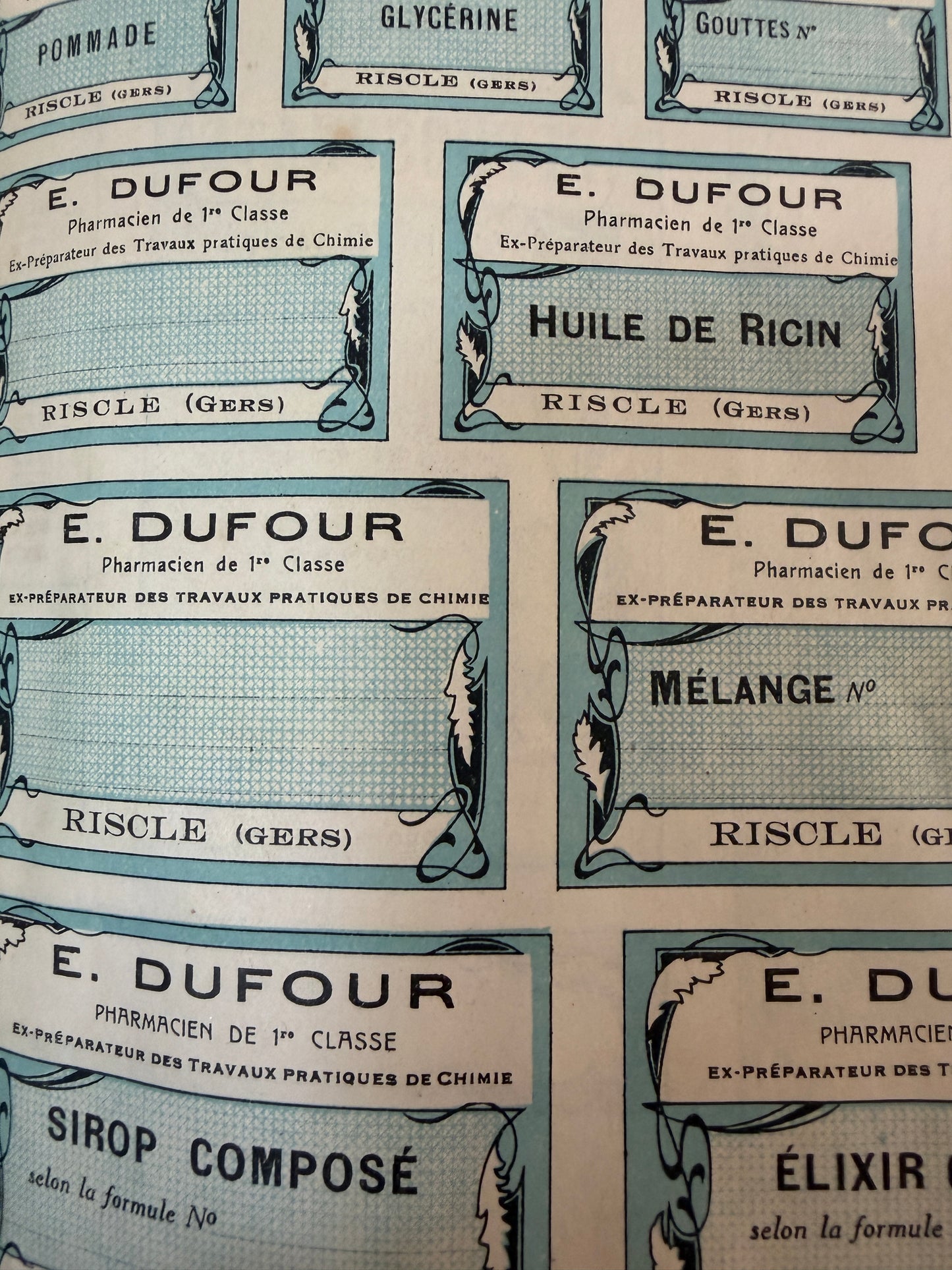 Antico catalogo per farmacisti, preparati galenici e medici; ca 1895-1915