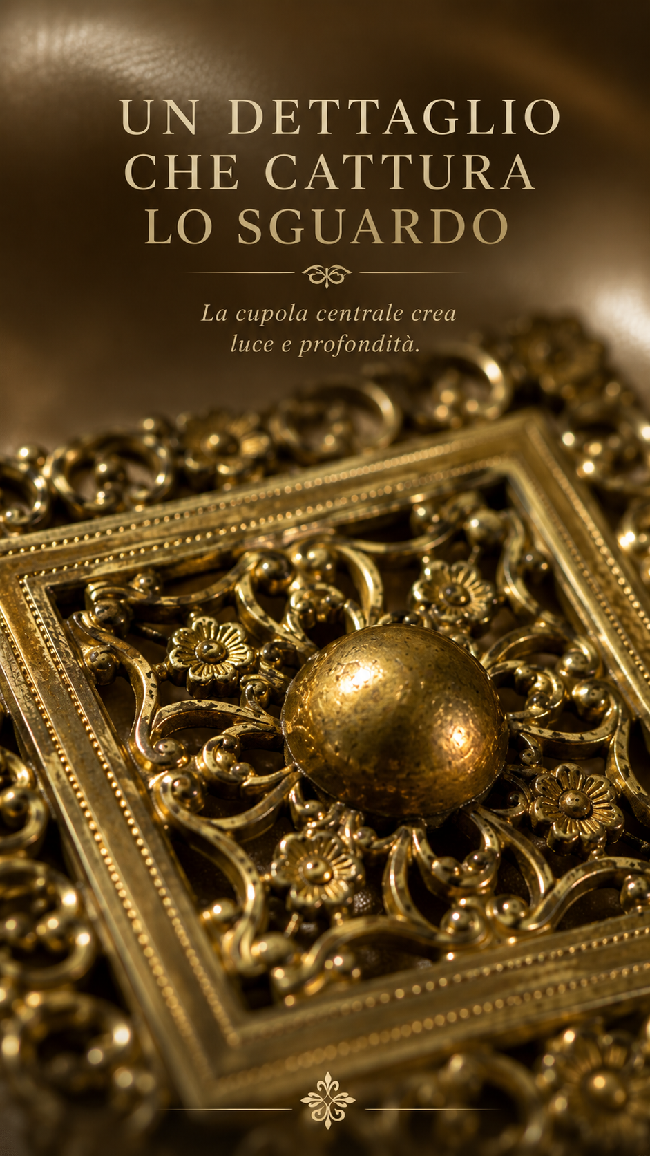 Antica fibbia doppia liberty ottone traforato, primissimo ‘900