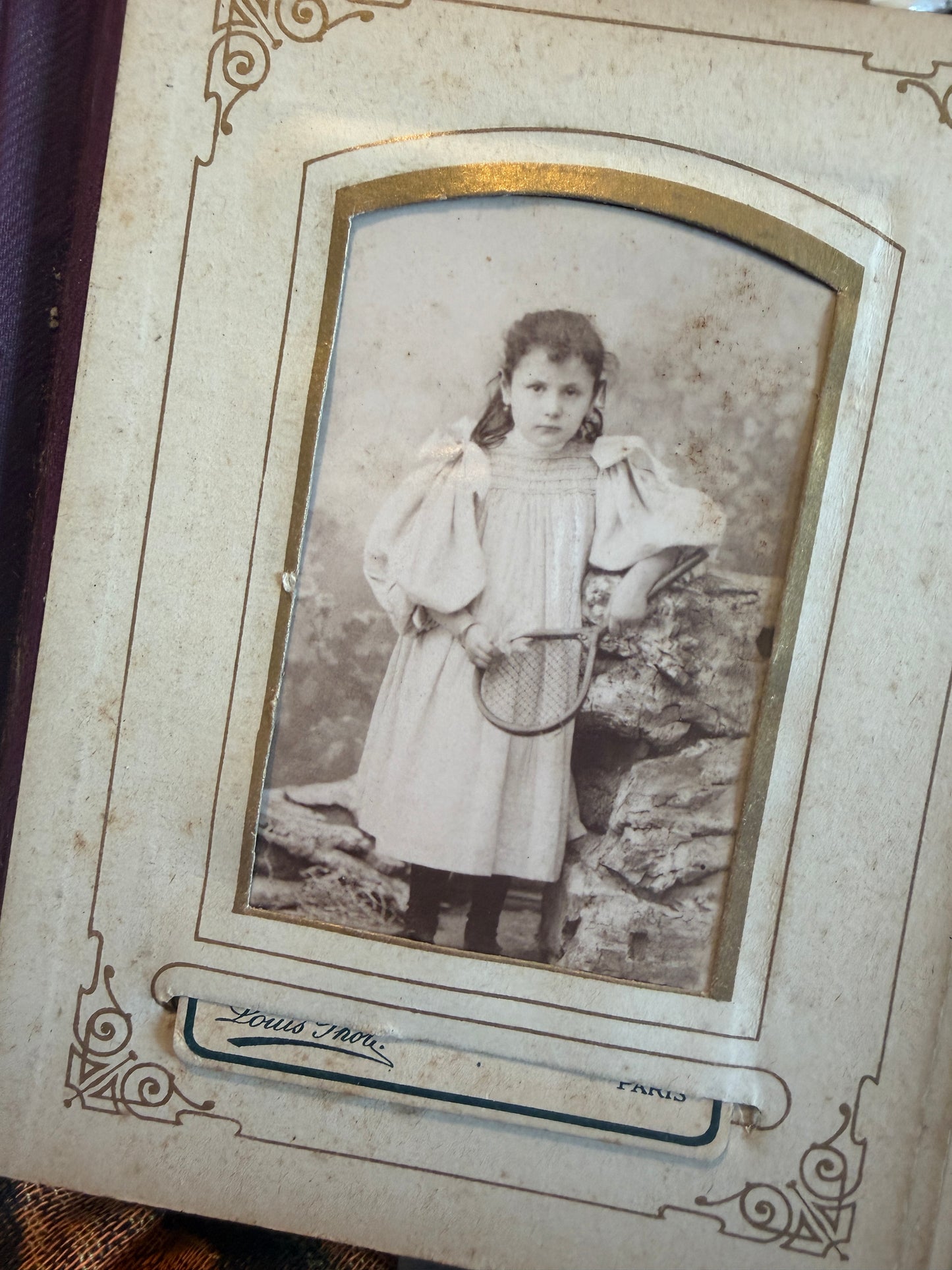 Antico album fine ‘800 completo con 24 foto d’epoca 1890-1915 + 7 sciolte