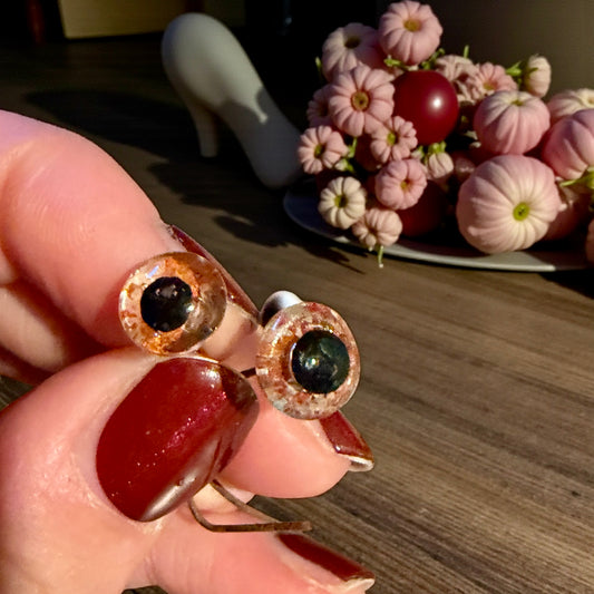 Set occhi di vetro per bambole e pupazzi, anni ‘20 - ‘30 da antico laboratorio