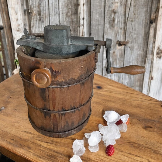 Antica gelatiera a manovella, Husqvarna 1900-1930