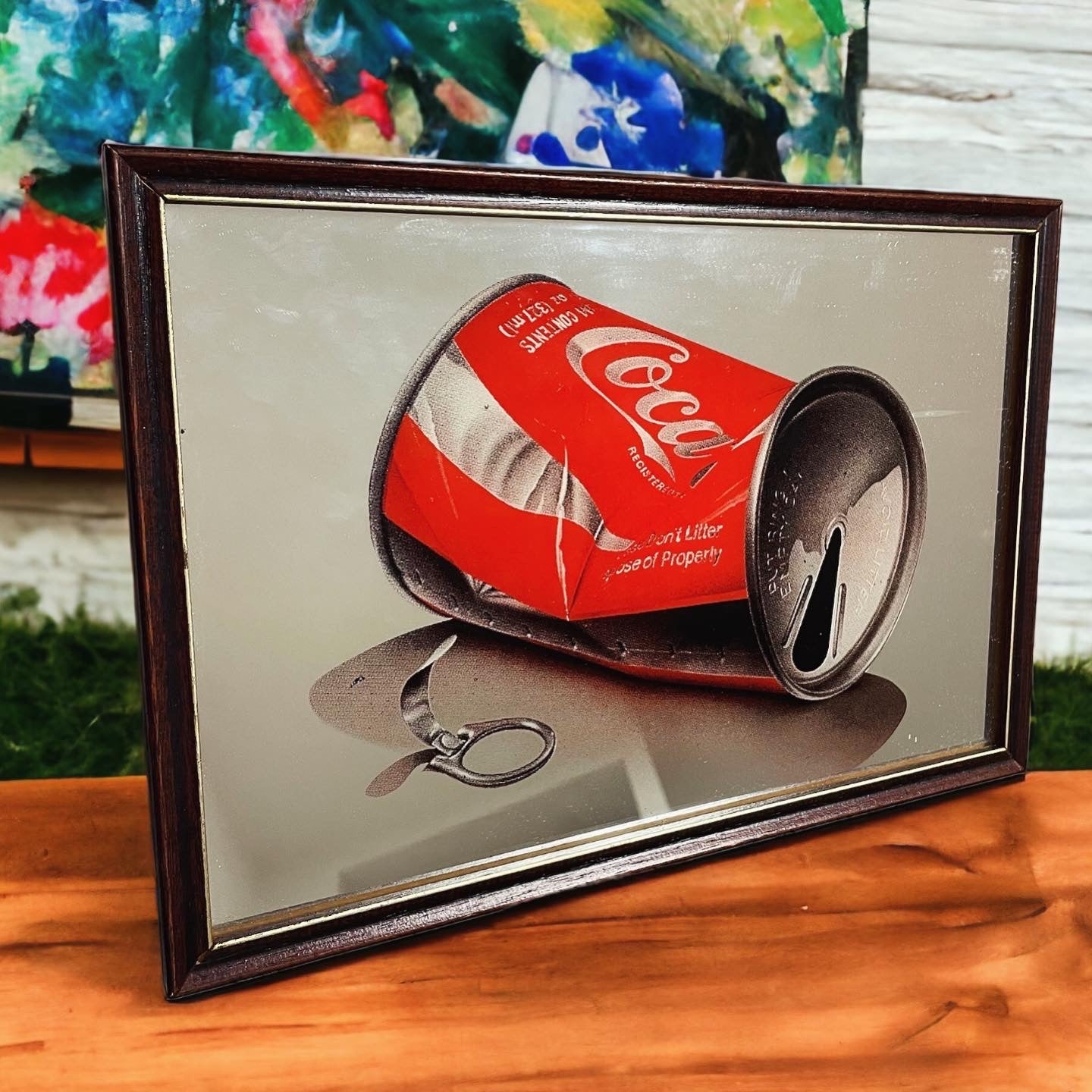 Specchio Coca Cola by Liddell Anni 80