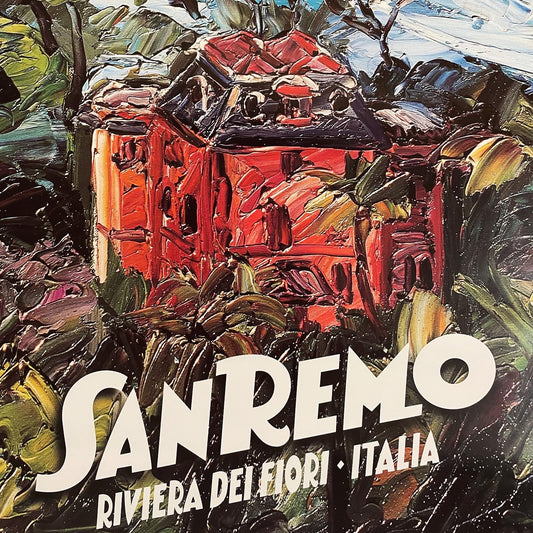 Sanremo Villa Nobel Poster