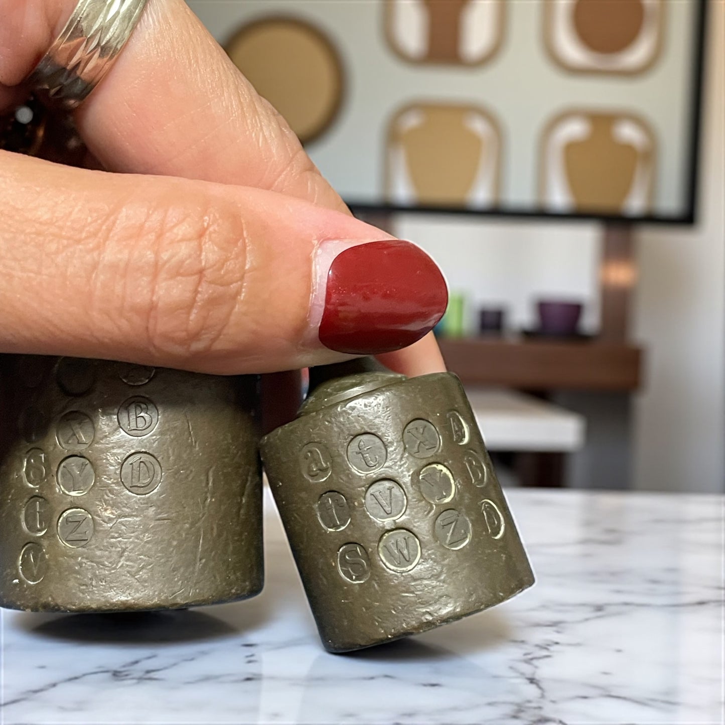 Serie antica di pesi con bolli ufficiali, tedeschi, prima metà ‘900