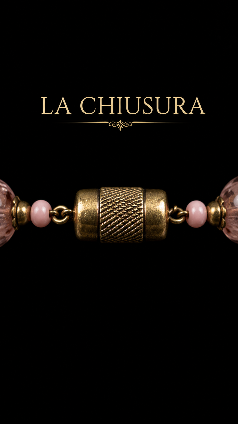 Splendida collana in vetri artistici di Murano palette del rosa, anni ‘50 - ‘60