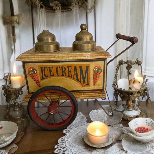 Carretto gelati gioco anni ‘40 - ‘50 produzione Mitteleuropea