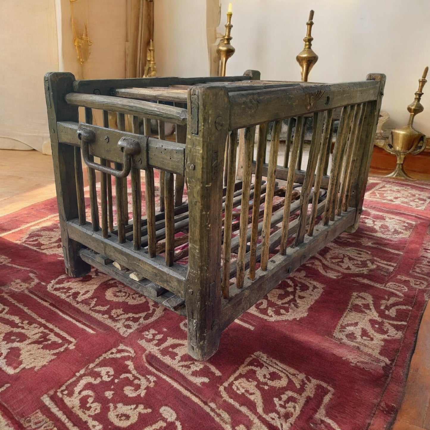 Antique hand-made cage