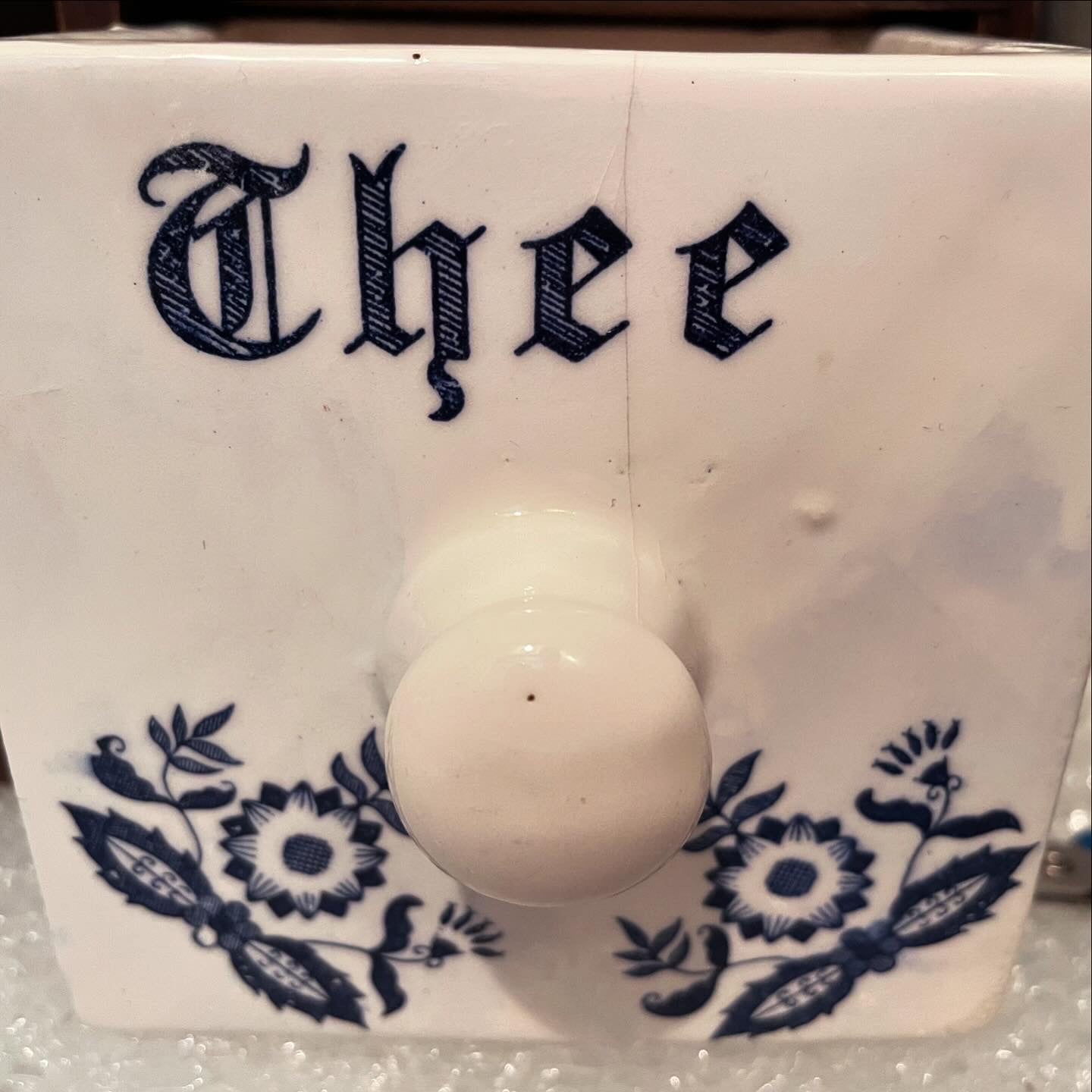 Cassettiera spezie da cucina anni 50 in ceramica