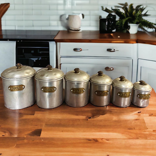 Set of antique Provencal jars