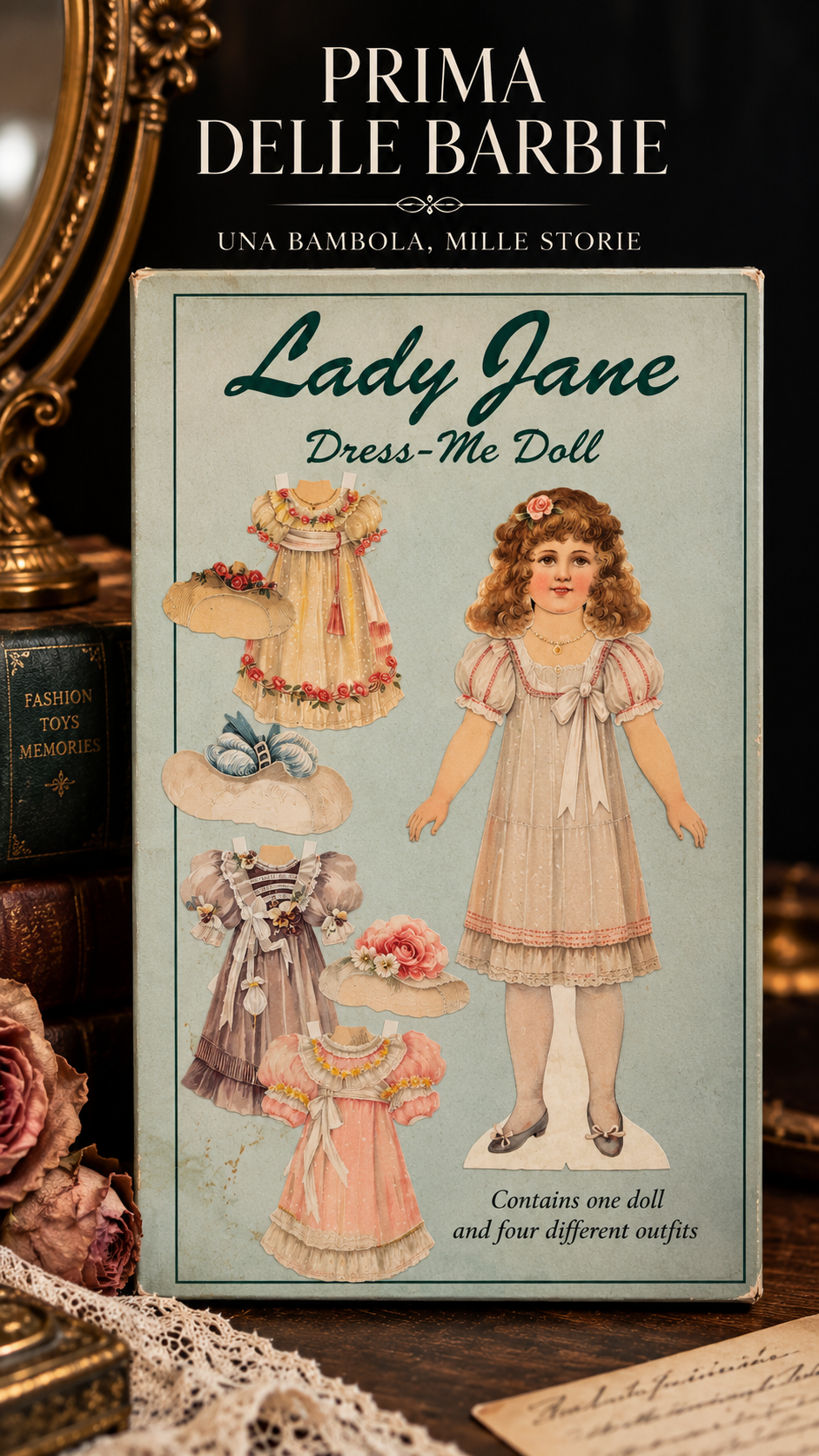 Lady Jane Dress Me Doll 1993 inglese con cofanetto