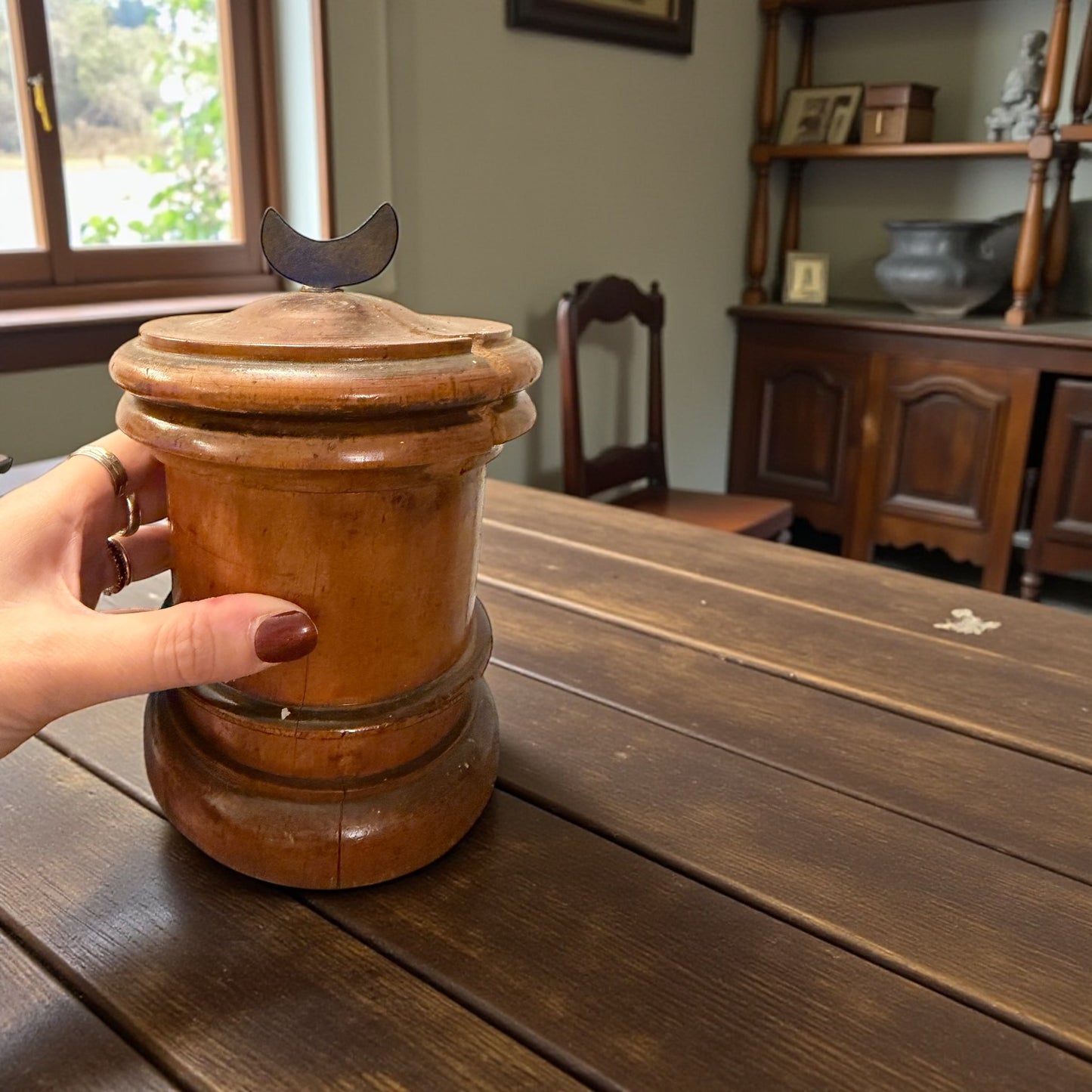 Vaso antico per erbe medicinali e foglie di tabacco, Italia, fine ‘800
