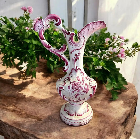 Antico versatoio liberty primo ‘900 riccamente decorato