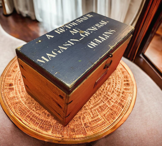 Antique toymaker's toolbox