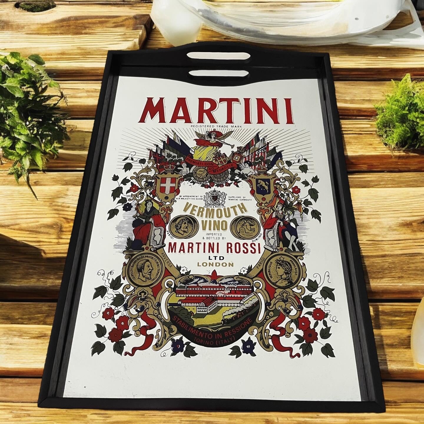 Vassoio pubblicitario Martini vermouth