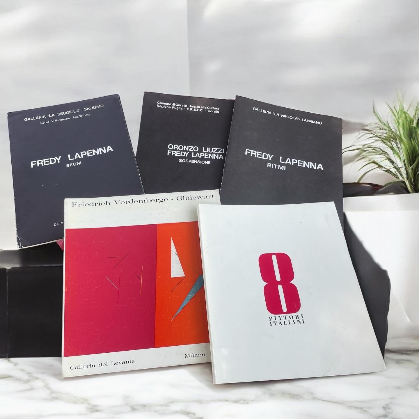 Union Pamphlets Examples Landscape Lot of rare pamphlets painters exhibitions – ModernariaMente
