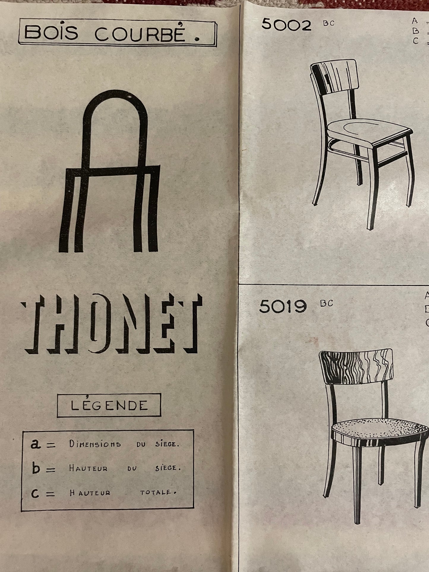 Tavola pieghevole Thonet anni 30 - 50 pezzo raro