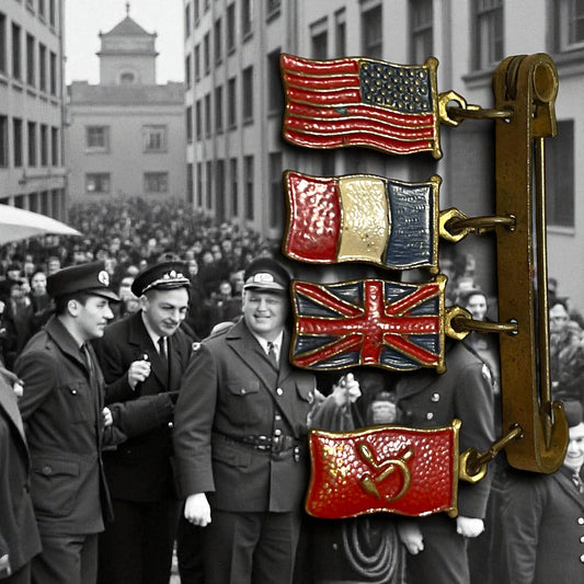 Spilla commemorativa militaria potenze alleate II WW