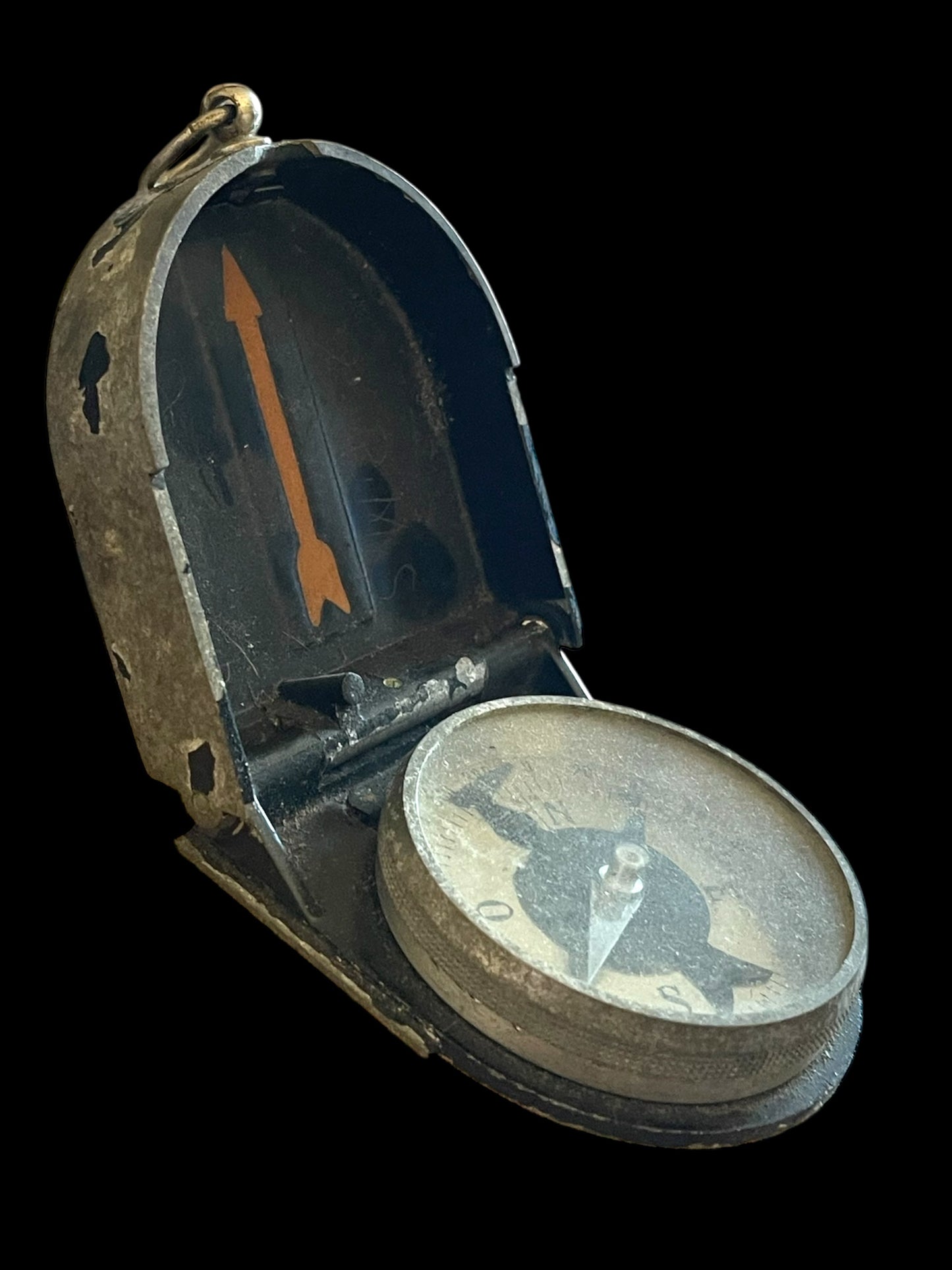 Bussola francese anni ‘20-‘30 modello Lemaire 1922 con iniziali