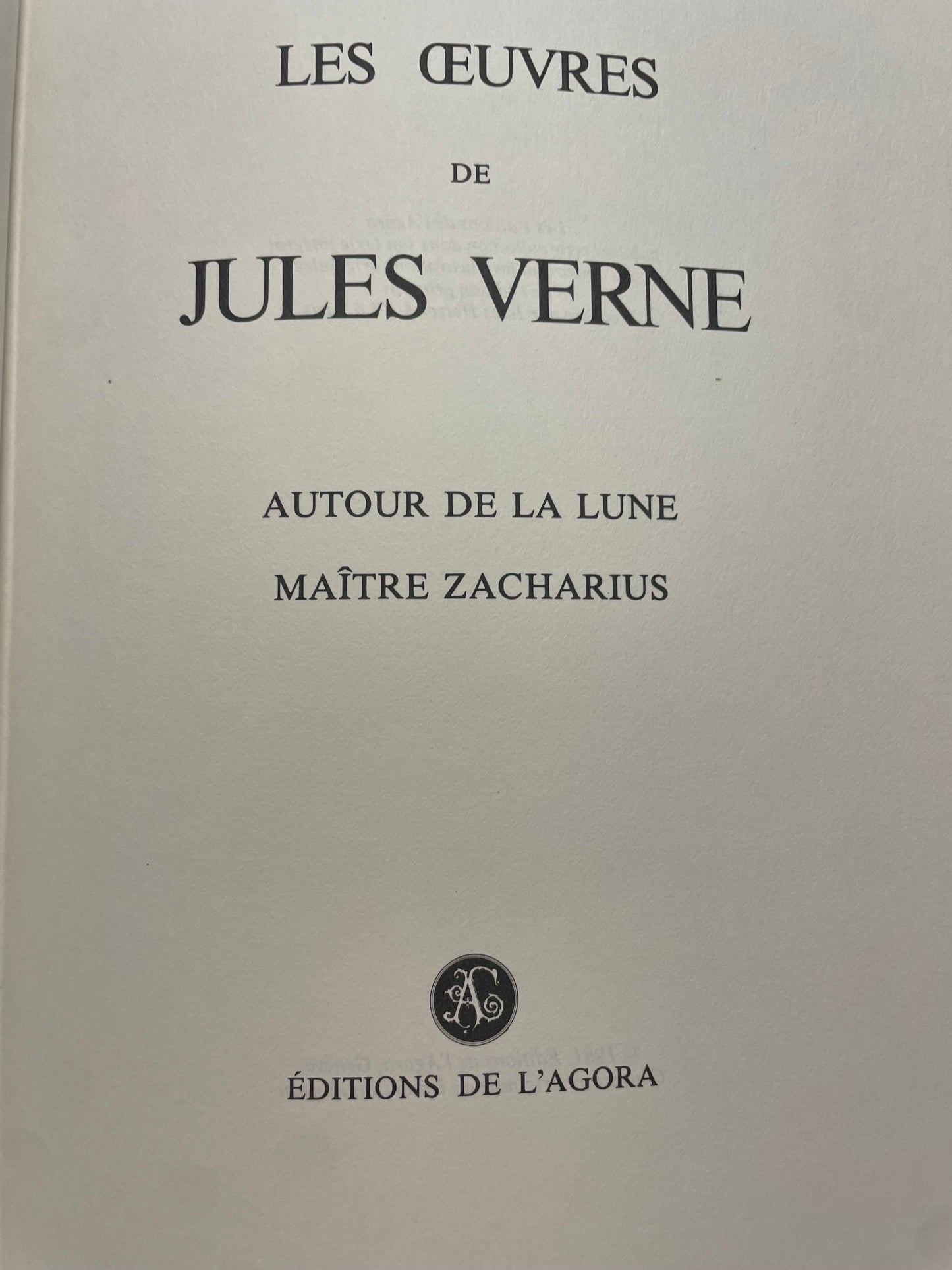 Jules Verne - 1981 - Autour de la Lune libro vintage illustrato